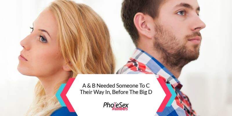 The relationship is needing someone else.