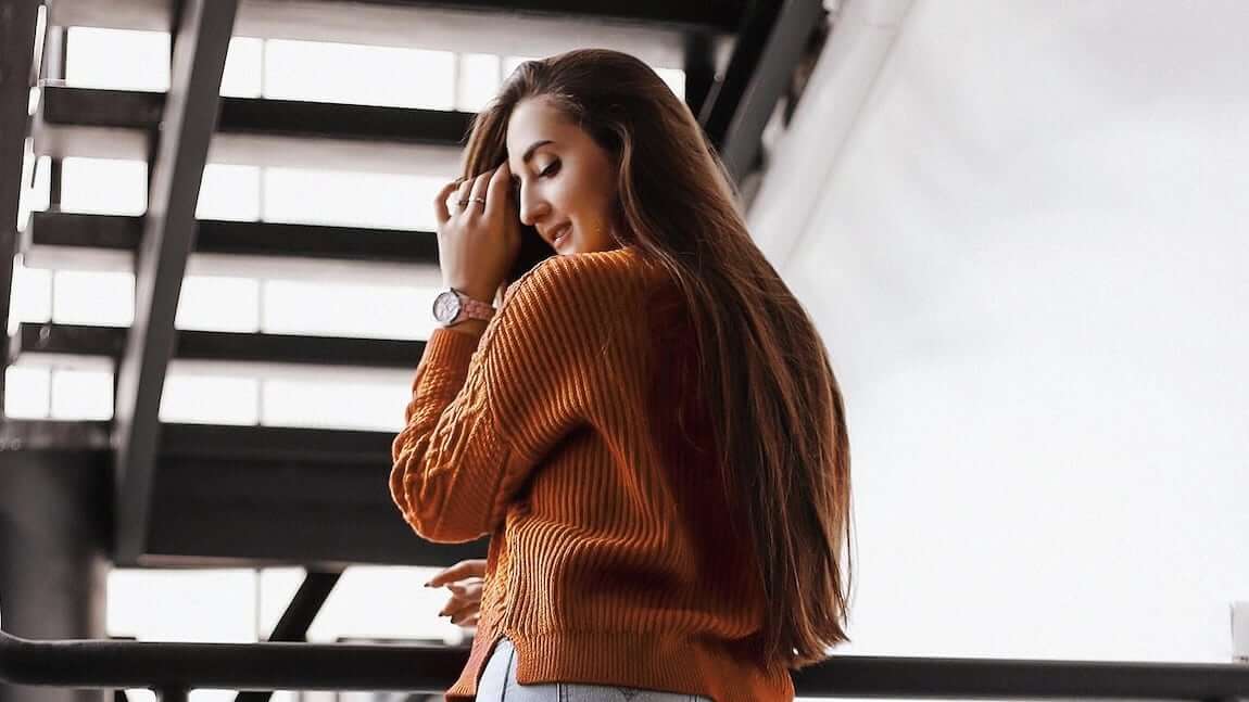 Girl feeling loved.