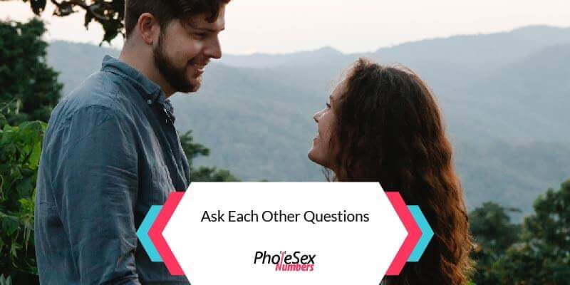 Ask each other questions.