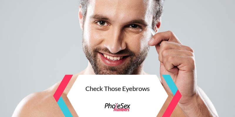 Trim your eyebrows.