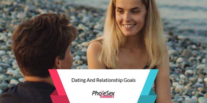 Talk about your dating goals.