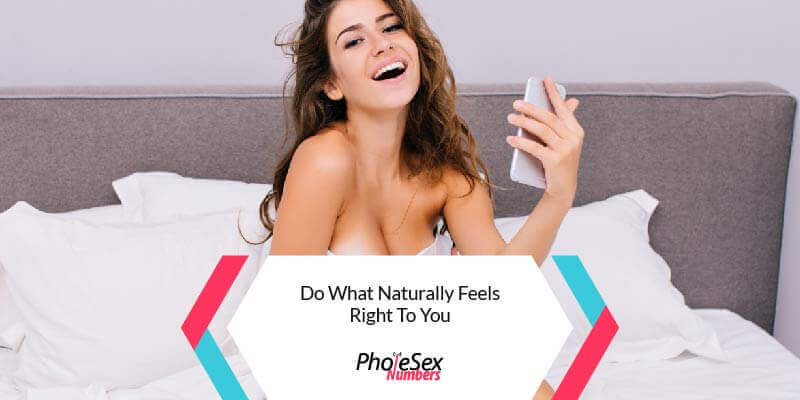 Do what feels naturally to you.