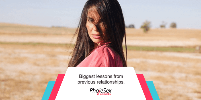 What are the biggest lessons you've learned from past relationships?